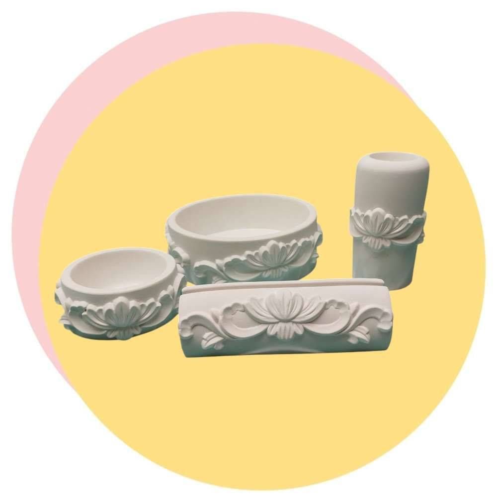 قالب pvc پایه آینه طرح منبت