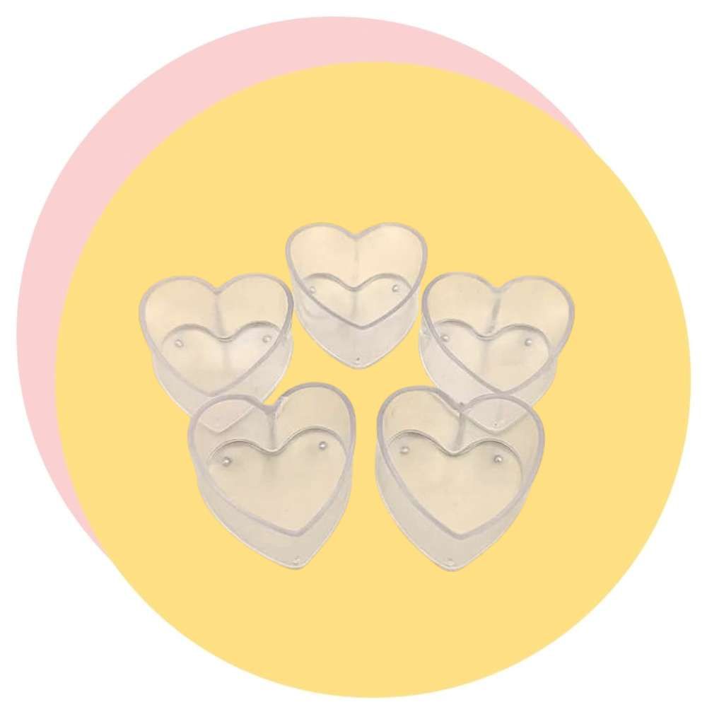 کاپ وارمر شفاف قلبی
